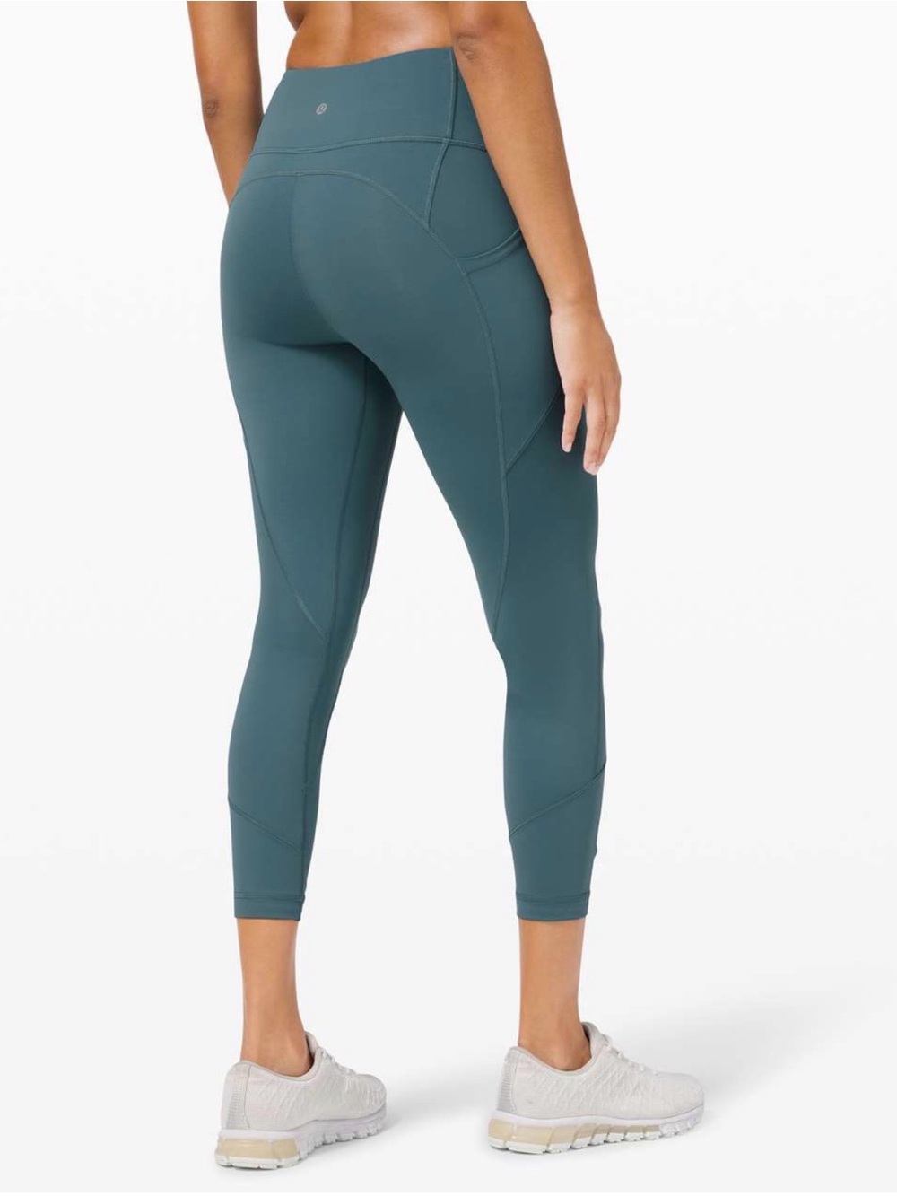 Lululemon All The Right Places Crop teal size 4